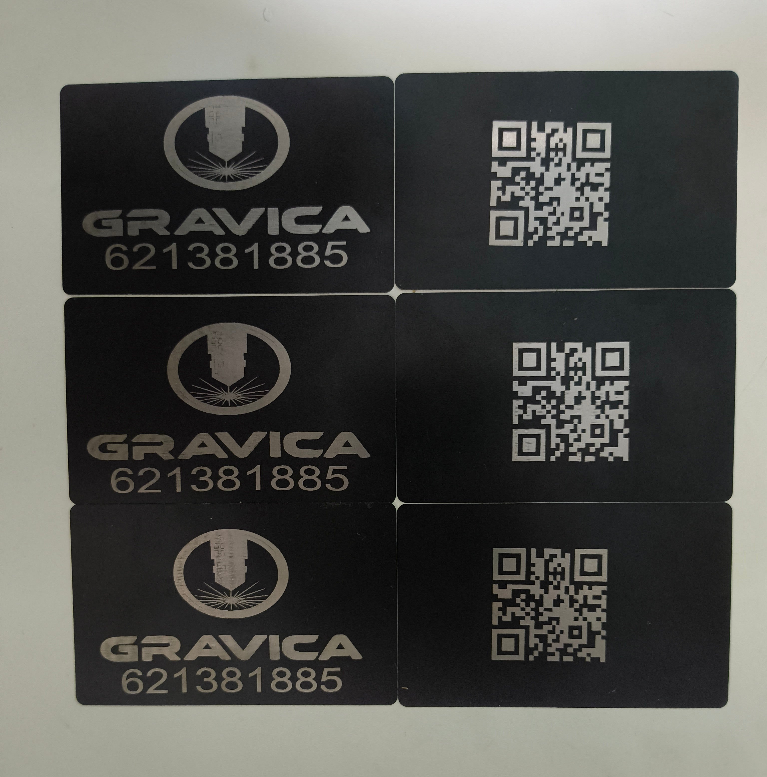 Tarjetas metalicas personalizadas